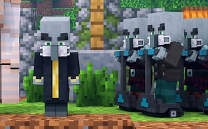 【Allen Being】村民与掠夺者（新冠篇) Villager vs Pillager Life- FULL ANIMATION