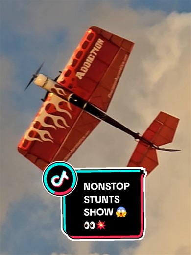 NONSTOP STUNTS SHOW RC PLANE #RC #follow #fyp #4u #foryoupage #goviraltiktok #rcplane #foryou #followme #stunts #plane #aviation #AIRFORCE #AIRSHOW #AEROBICS #pilot