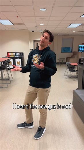 Meet Chris, our new RSO Event Coordinator! 🎉 We’re excited to have him on the team and can’t wait for yall to get to know him! | KSU Student Activities