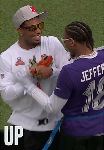"no bro no!!!" 😂 #jamarrchase #justinjefferson #nfl #probowl #probowl... | pro bowl