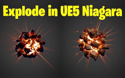 在UE5中实现爆炸效果的FX 【Niagara教程】