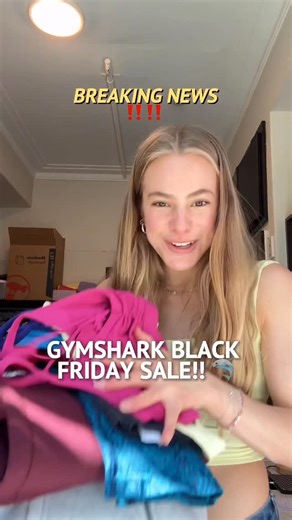 savannah 🌞 on Instagram: "AD) @gymshark BLACK FRIDAY SALE!! Literally the sale of the YEAR- 'SAVB10' gets you 10% off on TOP of the sale!! 16th November- mark your calendars!! 👏🛒🥳 @gymsharkwomen #nz #gymshark #gymsharkhaul #blackfriday #gymgirl #fitness #gymclothes #haul #activewear"