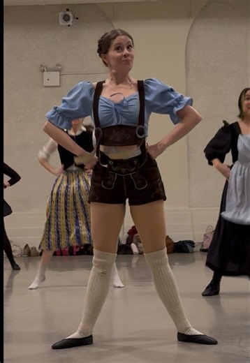 all of the play and inner child healing tonight at my unique adult cosplay dance class. a 3-hour sound of music broadway workshop class taught by theeee angela trmbur can you believe?!!!! i’m a goat herder obvi #dance #adultdancer #soundofmusic #lonelygoatherd