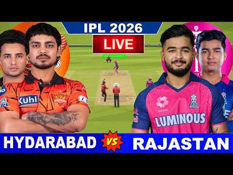 Live: Rajastan vs Hydarabad 36 Match IPL Score |Live Cricket Match Today | RR vs SRH 1st Innings