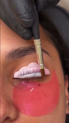Lash V Lash Lift and Tint Lash Dye step by step process satisfying
