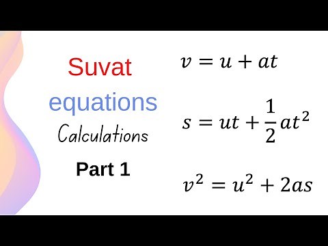Kinematic Equations Calculations Part 1 // HSC Physics