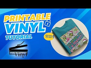 Master Printable Vinyl: Step-by-Step Tutorial with the Roland BN-20A #roland #heattransfervinyl