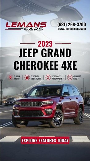 2023 Jeep Grand Cherokee 4xe: Plug-In Hybrid Power meets 4x4 Capability
