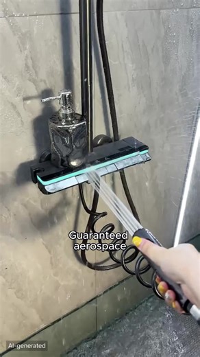 STANEW Titanium Black Shower Column with Square Head, 4 Jets Shower Column, LED Display, Hand Shower with 3 Modes, Adjustable Height #showerhead #bathroompanels #bathroomwallpanels #showerpanels #hometechgadgets #tilingaccessories #wateringmadeeasy #luxurybathrooms #screwfixblackfriday #showerscrubber