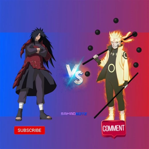 madara uchiha vs naruto uzumaki || round 5 who is goat naruto shippuden