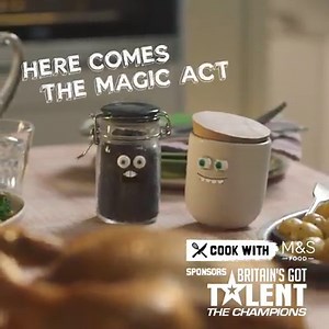 18K views · 80 reactions | Message from our sponsor: You'll feel like a kitchen magician when dinner tastes this good! Use our Cook With M&S Magic Sprinkle to make any meal disappear tonight. #BGTChampions | Britain's Got Talent | Facebook