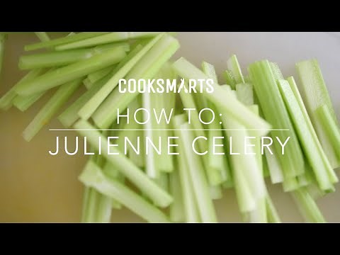 How to Julienne Celery | by @cooksmarts