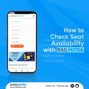 On RailMitra, checking train seat availability is easy and effortless. When you search for berth availability in your chosen train and class of travel on your date of travel, you will get results of a list of berth available on the particular class of the train on the date of journey and for 6 more days in a row. The data of RailMitra train seat availability is accurate and updated in real-time. This will help you book your tickets at the earliest. #FoodForTrainJourney #trainjourney #family #tra