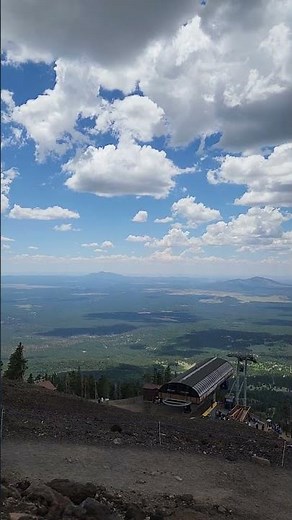 Arizona Snowbowl Scenic Gondola | View of Agassiz Peak #flagstaffarizona #summer