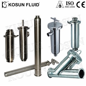 [Hot Item] Industrial Inline Beer Wine Milk Juice Gas Magnetic Titanium Sea Water Cartridge Bag Mesh Wine Candle Breather Backwash Activated Carbon Filter