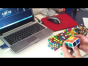 2x2 - 7x7 Rubik's Cube Relay - 6:18.09