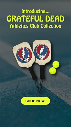 The Grateful Dead Athletic Club Collection is here 🏸 🏃‍➡️