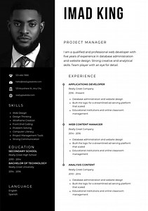 ATS Friendly Project Manager Resume Template | Professional CV for Project Coordinators & Managers - Etsy UK
