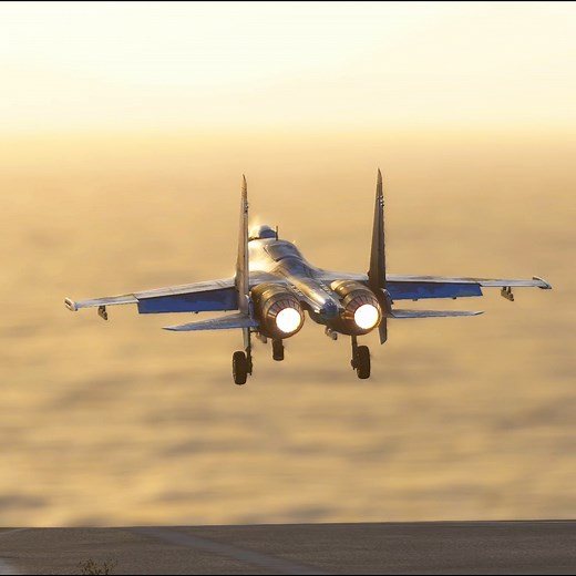 Watch the powerful SU-27 take off from an extremely short runway in Microsoft Flight Simulator. With barely any distance to accelerate, this fighter jet pulls off an unbelievable high-power liftoff. Enjoy the action! | 𝗕 𝗟 𝗔 𝗖 𝗞 𝟰 𝟮 𝟬