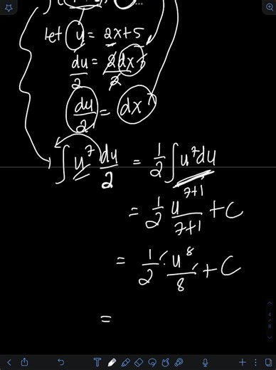 Integration Using u-Substitution and Power Rule #enginerdmath #math | Enginerdmath
