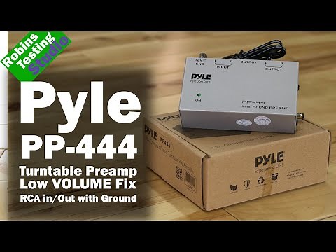 Overview of the PYLE PP444 Ultra Compact Phono Turntable Pre-amplifier