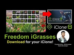 Freedom iGrass Pack - iClone 7 & 8 3D Animation Content