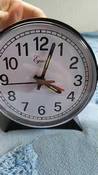 Equity Analog Key Wind Alarm Clock Model#14075