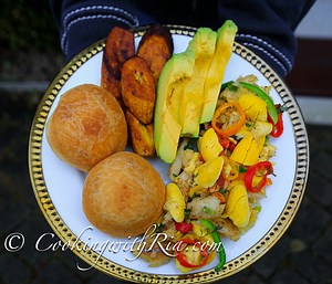 Ackee & Saltfish With Fried Dumplings