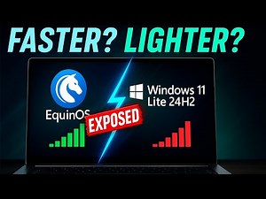 Windows 11 Lite 24H2 EquinOS EXPOSED: Faster, Lighter, Better? 😱