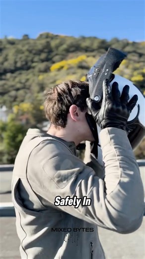This Helmet Opens Backwards and It's Genius!