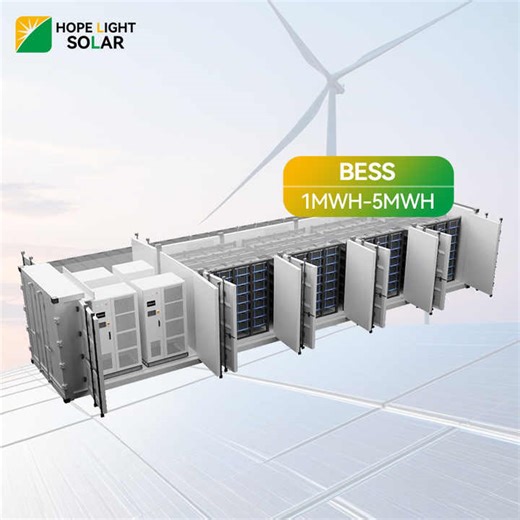 BESS Industrial Energy Storage Solar Power Container 1MW Solar System 2mwh Industry Battery Storage Energy System build in EMS