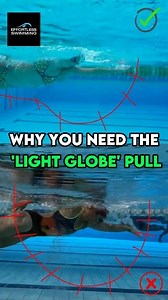 ✅THE BEST WAY to maintain propulsion, accelerate through the pull and exit the water easily and quickly is to follow a light globe shaped pull pattern. ✅The circular shape can cause the hand to come up towards the hip and push the hips and legs down. It can also disrupt the timing of the stroke and lead to a lack of front quadrant swimming. ✅I recommend doing the top to bottom scull drill is to work on the depth and path of the hand during the pull-through. The drill allows for slow and delibera