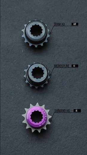 XD , Microspline and Shimano HG, we got them all for your bikepark singlespeed setup ⚙️