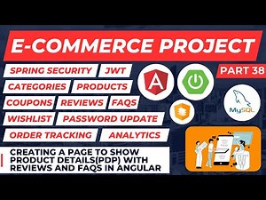 Creating A Page to Show Product Details with Reviews & FAQS | E-Commerce Spring Boot + Angular | #38