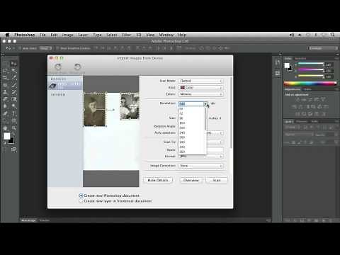 Scanning an Image - Adobe Photoshop CS6 Tutorial