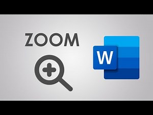 Using Zoom in Word