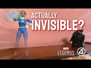 YOU CAN’T SEE ME… 👀 | Invisible Woman Marvel Legends Figure Review