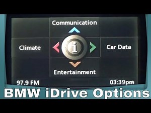 How To Use BMW 2006 530i iDrive Display Options & Functions