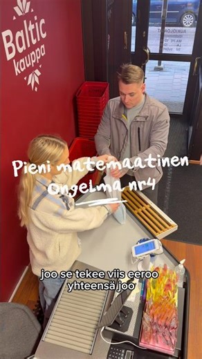 Small math problem 4 🤣 #suomi #humor #comedy #shortsfeed