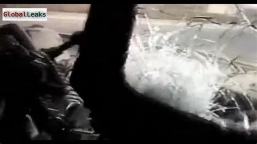 Bulletproof Glass Protects Soldier in Combat