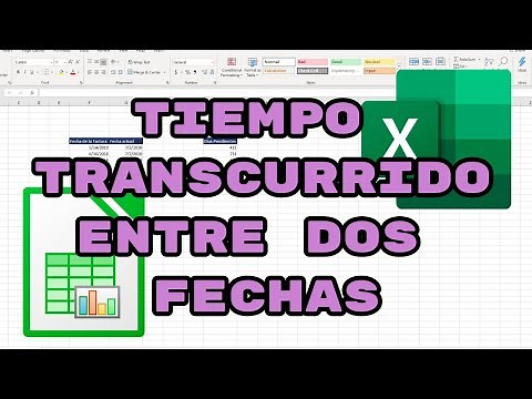 Calcular el tiempo transcurrido entres dos fechas usando Microsoft Excel o LibreOffice Calc.