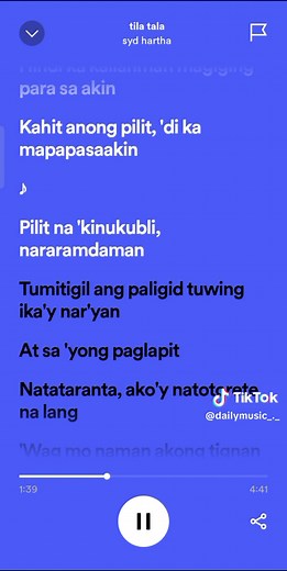 Tila Tala: Full Lyrics and Song Details