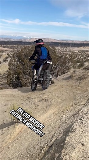 Hill climb on the dual sport! #enduro #moto #motorcycle #dirtbike #desert #dirtbikes #yamaha #bike