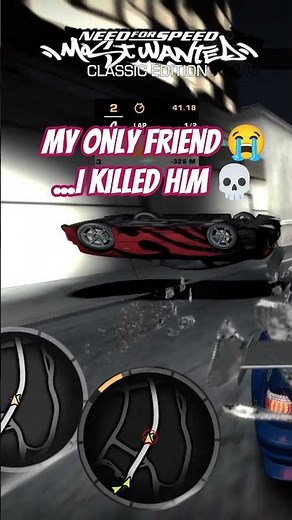 I Probably Killed My Only Friend in NFS Most Wanted (Night Remaster) #gamingshorts #needforspeed