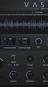 Discover VAST | Impulse Engine, an innovative convolution reverb plugin that redefines audio manipulation, transporting your sound to new and impossible spaces. With intuitive controls, unique impulses, rhythmic echoes, and unconventional effects, VAST is your playground for creative experimentation. During our Spring Into Sound sale, VAST is available for just $79 (reg. $99). Owners of FURY, PUNISH, or PUNISH Lite can grab it for $59 with a registered serial. Offers end March 18th! | Heavyocity