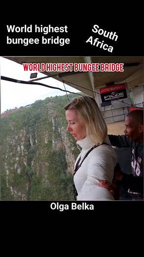 My bungee jumping in South Africa 🤩 The highest bridge bungee jumping 😱 . #olgabelka Bloukrans Bungy - Face Adrenalin #faceadrenalin #faceadrenaline #bungeejumping #bungee #adrenalinelife #adrenalinemoment #adrenalinelover #southafricatravel | Olga Belka