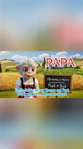 Learning to say “MOM & DAD” in Italian | Italy Adventure | Kids | Babu Buddies