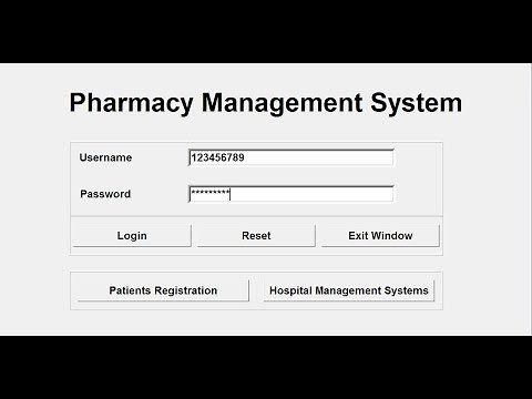 How to Create a Pharmacy Management System with Multiple Windows in Python - Full Tutorial