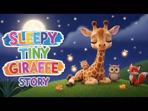 Tiny Giraffe’s Big Dreams 🦒✨ | Bedtime Poem & Sleepy Song for Kids | Kiddy Melody