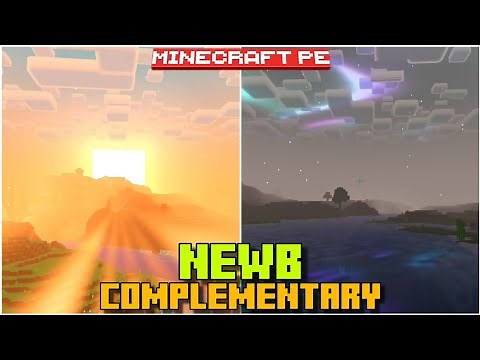 ✨NEWB COMPLEMENTARY SHADER for BEDROCK | MINECRAFT PE +1.21
